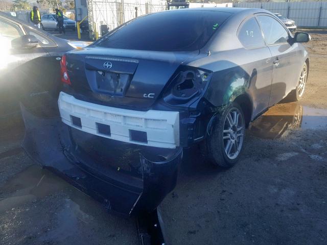 JTKDE177360118489 - 2006 TOYOTA SCION TC გრაფიტი ფოტო 4