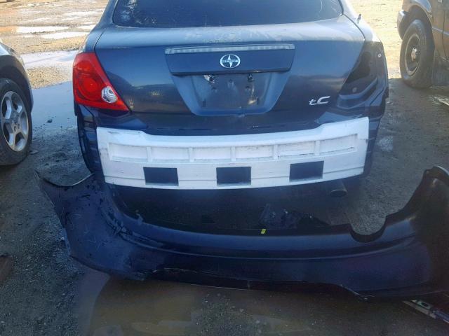 JTKDE177360118489 - 2006 TOYOTA SCION TC გრაფიტი ფოტო 9