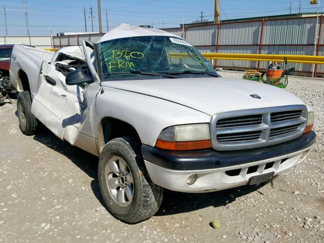 1D7HG38N94S641258 - 2004 DODGE DAKOTA QUA WHITE photo 1