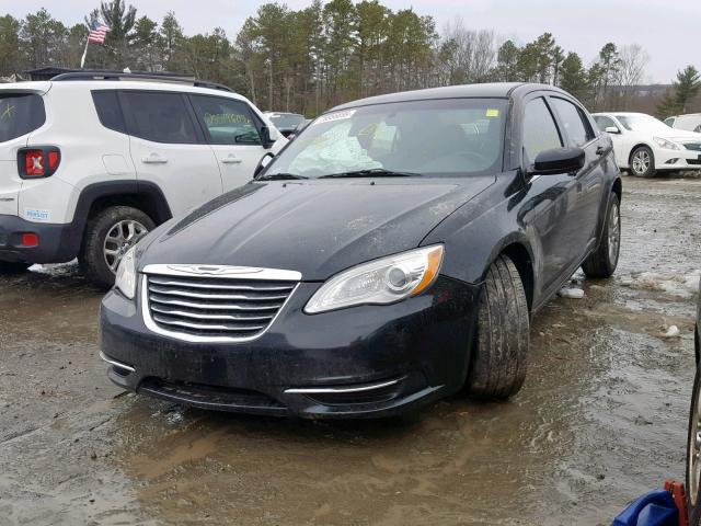 1C3CCBAB1DN686594 - 2013 CHRYSLER 200 LX BLACK photo 2