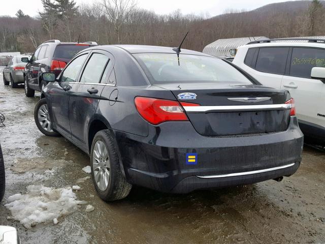 1C3CCBAB1DN686594 - 2013 CHRYSLER 200 LX BLACK photo 3