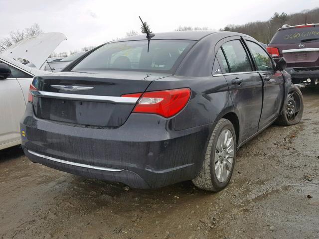 1C3CCBAB1DN686594 - 2013 CHRYSLER 200 LX BLACK photo 4