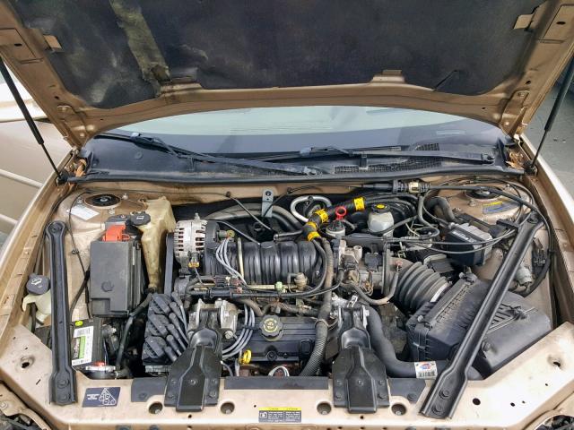 1G2WP52K42F199883 - 2002 PONTIAC GRAND PRIX GOLD photo 7