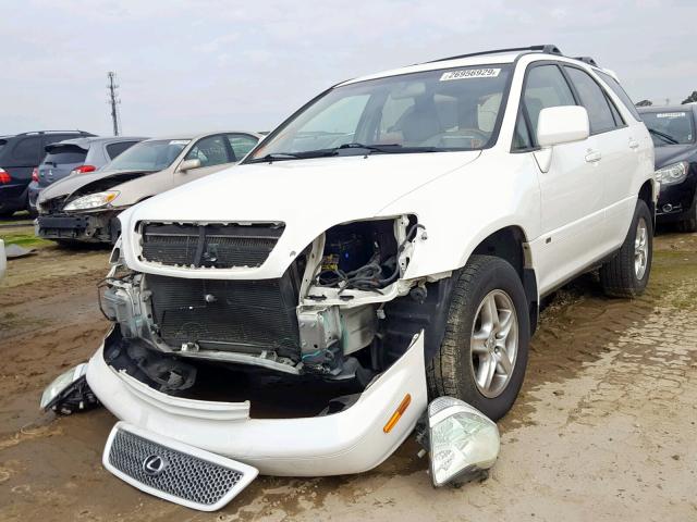 JTJGF10U520145363 - 2002 LEXUS RX 300 WHITE photo 2