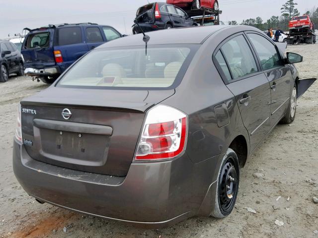 3N1AB61E09L620149 - 2009 NISSAN SENTRA 2.0 GRAY photo 4