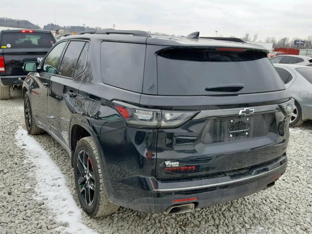 1GNEVKKW9KJ150293 - 2019 CHEVROLET TRAVERSE H BLACK photo 3