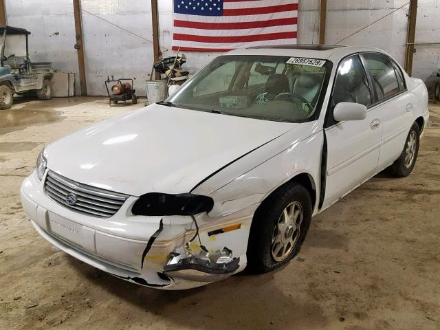 1G1NE52M6X6100673 - 1999 CHEVROLET MALIBU LS WHITE photo 2