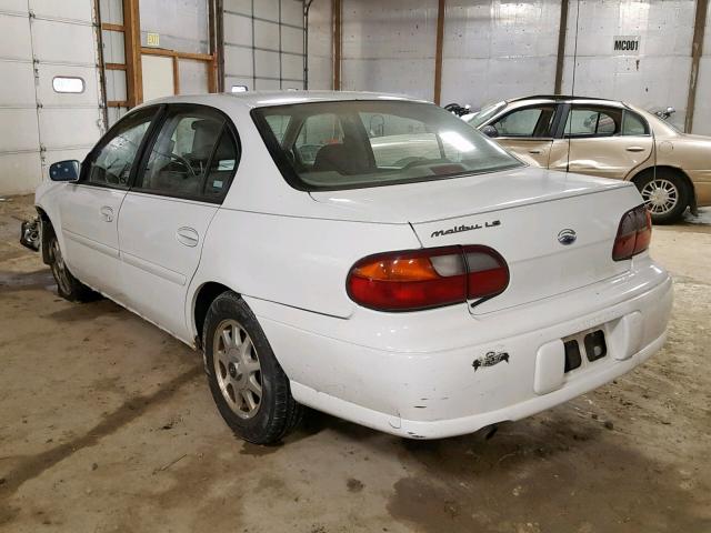 1G1NE52M6X6100673 - 1999 CHEVROLET MALIBU LS WHITE photo 3