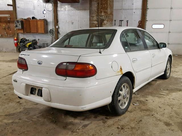1G1NE52M6X6100673 - 1999 CHEVROLET MALIBU LS WHITE photo 4