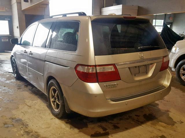 5FNRL388X6B083957 - 2006 HONDA ODYSSEY TO SILVER photo 3