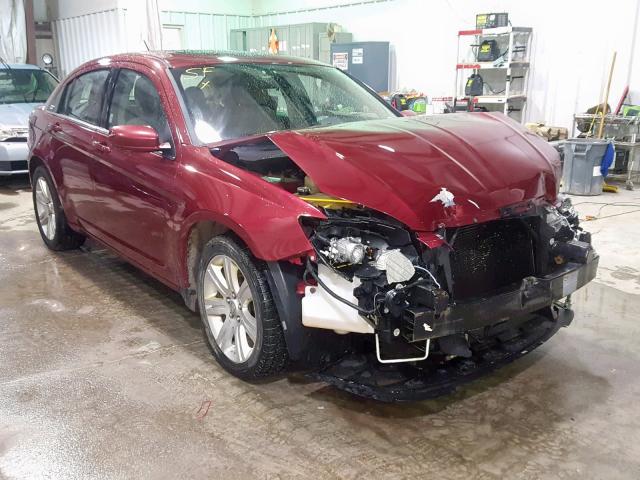 1C3BC1FG1BN600675 - 2011 CHRYSLER 200 TOURIN RED photo 1