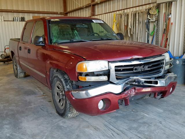 2GTEC13Z261287531 - 2006 GMC NEW SIERRA MAROON photo 1