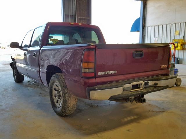 2GTEC13Z261287531 - 2006 GMC NEW SIERRA MAROON photo 3