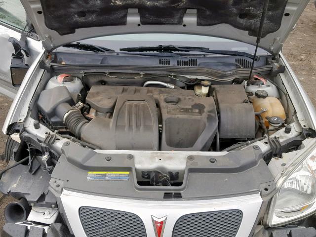 1G2AL18F877211690 - 2007 PONTIAC G5 SILVER photo 7