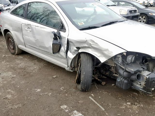1G2AL18F877211690 - 2007 PONTIAC G5 SILVER photo 9