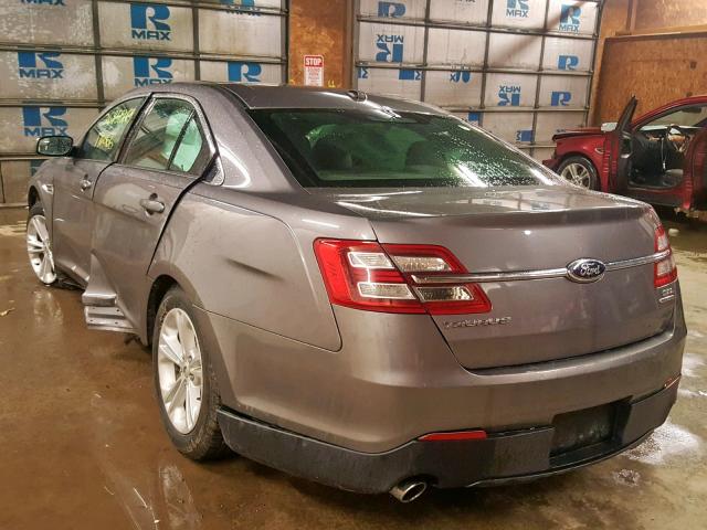 1FAHP2E81DG191147 - 2013 FORD TAURUS SEL GRAY photo 3