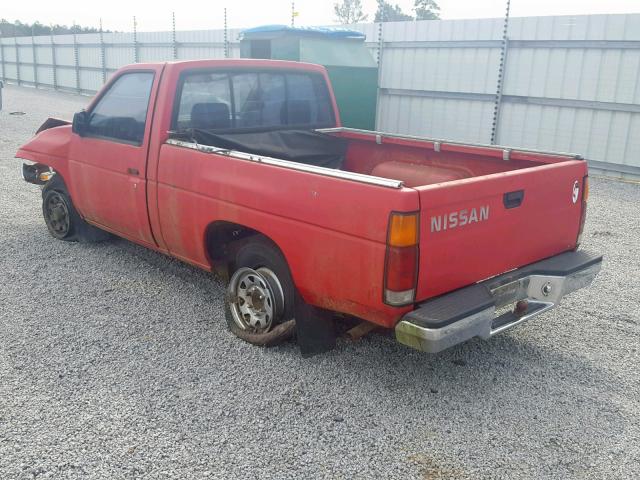1N6ND11S2KC324114 - 1989 NISSAN D21 SHORT RED photo 3