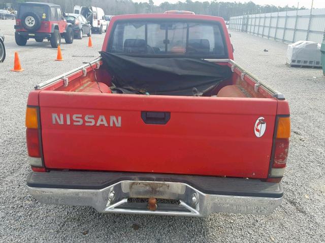 1N6ND11S2KC324114 - 1989 NISSAN D21 SHORT RED photo 6