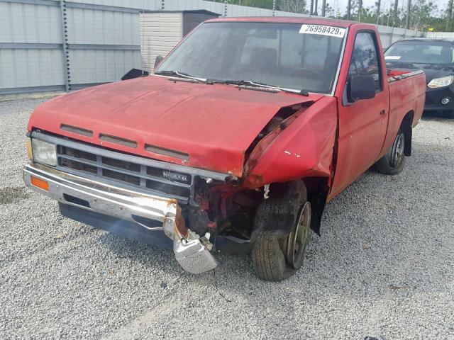 1N6ND11S2KC324114 - 1989 NISSAN D21 SHORT RED photo 9
