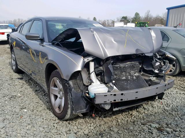 2B3CL1CT2BH556598 - 2011 DODGE CHARGER PO SILVER photo 1