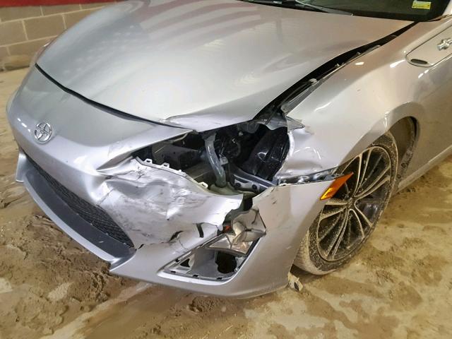JF1ZNAA16G8703478 - 2016 TOYOTA SCION FR-S SILVER photo 9