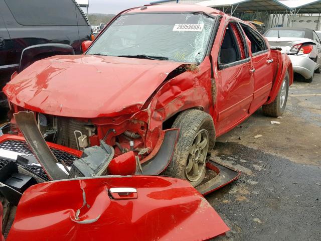 1GCJSDDEXA8107944 - 2010 CHEVROLET COLORADO L RED photo 2