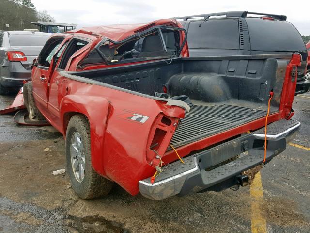 1GCJSDDEXA8107944 - 2010 CHEVROLET COLORADO L RED photo 3