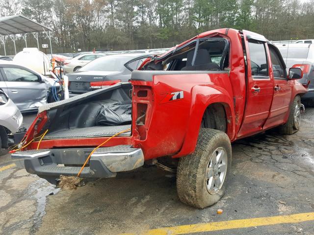 1GCJSDDEXA8107944 - 2010 CHEVROLET COLORADO L RED photo 4