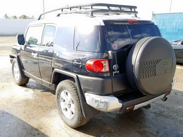 JTEZU11F070014801 - 2007 TOYOTA FJ CRUISER BLACK photo 3