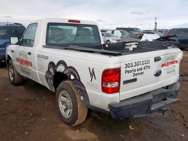 1FTKR1AD8BPA77814 - 2011 FORD RANGER WHITE photo 3