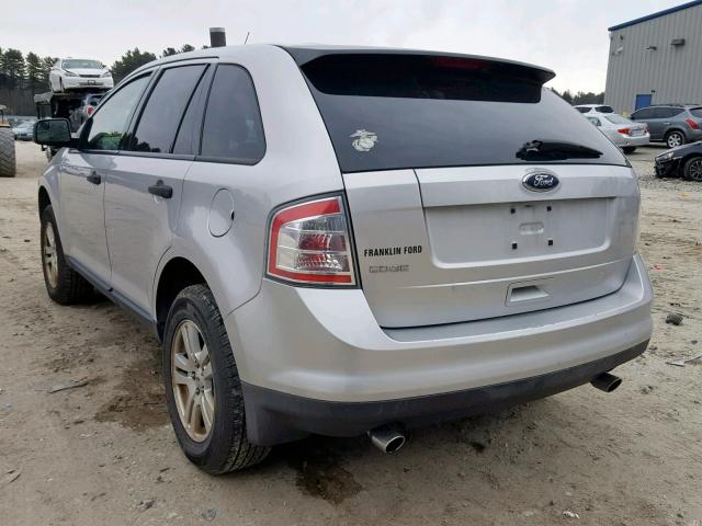 2FMDK36C29BA56446 - 2009 FORD EDGE SE SILVER photo 3