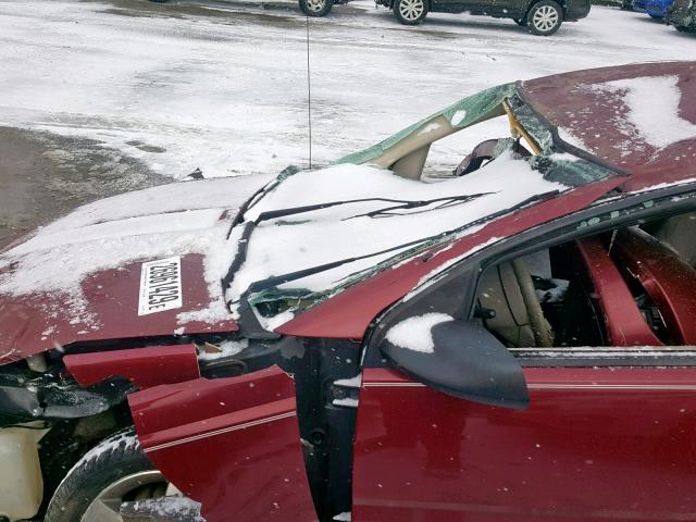 1G8AL58B27Z102186 - 2007 SATURN ION LEVEL RED photo 10