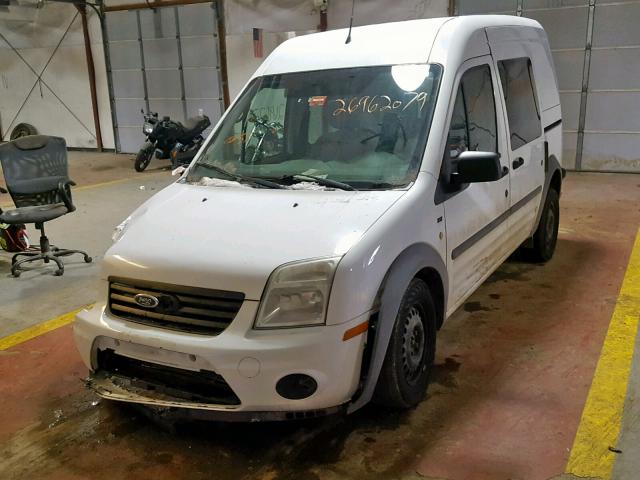 NM0LS7DN8BT067854 - 2011 FORD TRANSIT CO WHITE photo 2