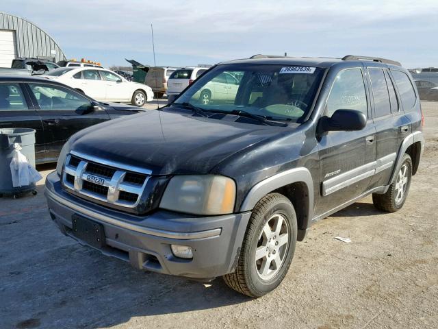 4NUDS13S062701427 - 2006 ISUZU ASCENDER S BLACK photo 2