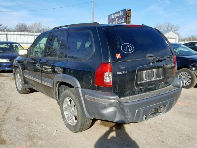 4NUDS13S062701427 - 2006 ISUZU ASCENDER S BLACK photo 3