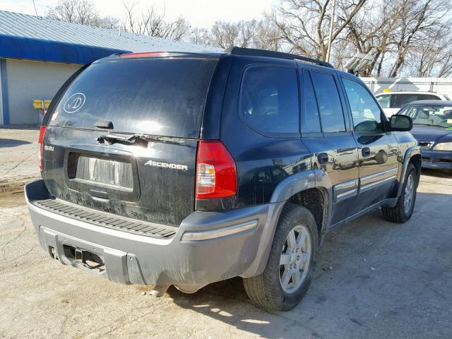 4NUDS13S062701427 - 2006 ISUZU ASCENDER S BLACK photo 4