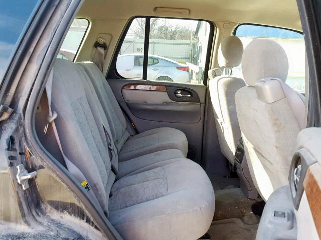 4NUDS13S062701427 - 2006 ISUZU ASCENDER S BLACK photo 6