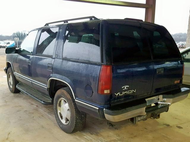 1GKEK13R2XJ795495 - 1999 GMC YUKON BLUE photo 3