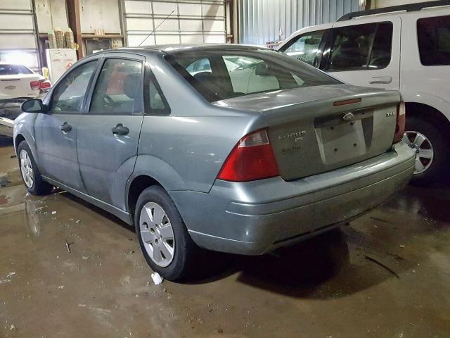 1FAFP34N16W123539 - 2006 FORD FOCUS ZX4 BLUE photo 3