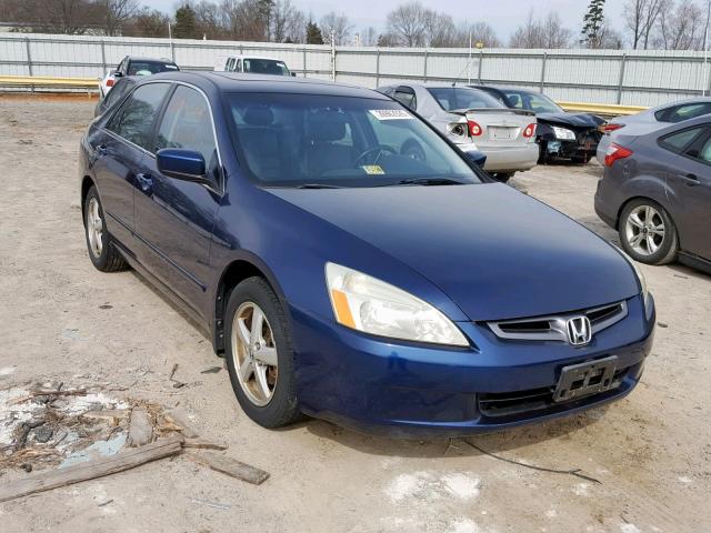 1HGCM55864A057284 - 2004 HONDA ACCORD BLUE photo 1