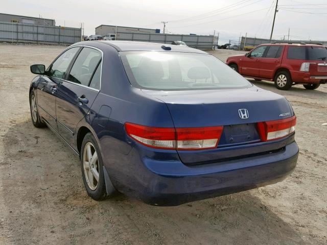 1HGCM55864A057284 - 2004 HONDA ACCORD BLUE photo 3