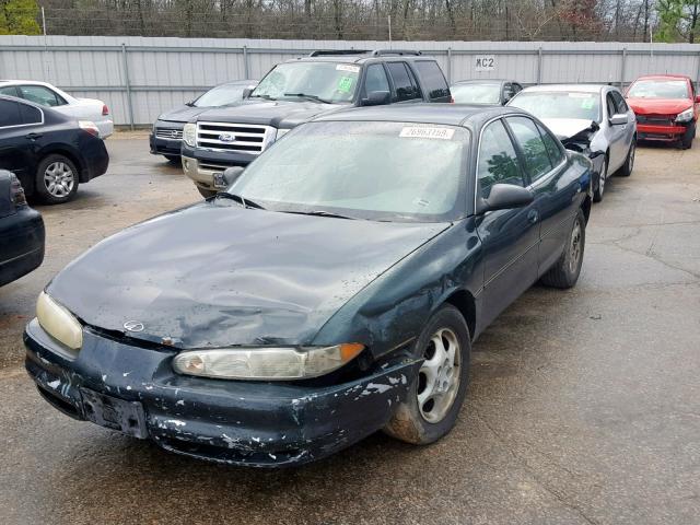 1G3WH52K4XF314207 - 1999 OLDSMOBILE INTRIGUE G GREEN photo 2