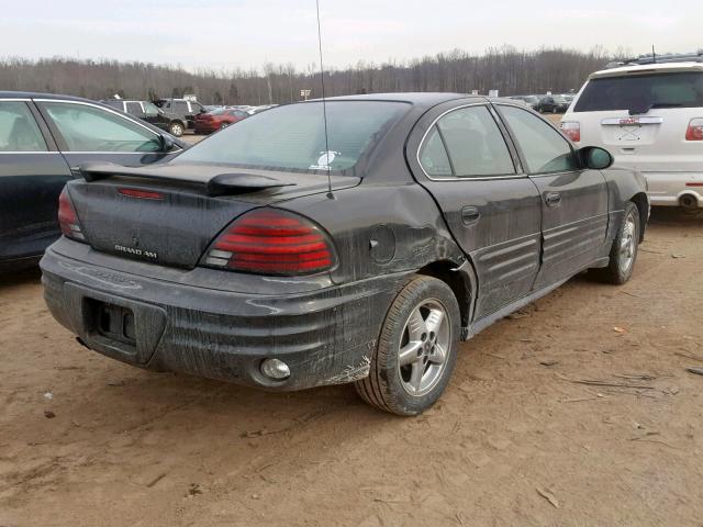 1G2NF52E52M635578 - 2002 PONTIAC GRAND AM S BLACK photo 4