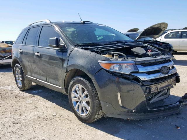 2FMDK3JCXBBA30934 - 2011 FORD EDGE SEL BLACK photo 1