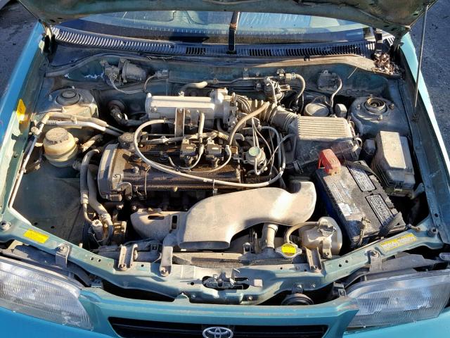 JT2EL56E6S0003851 - 1995 TOYOTA TERCEL DX GREEN photo 7