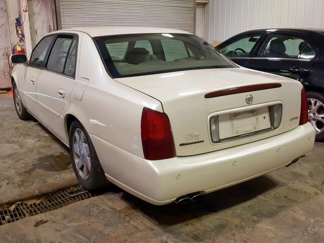 1G6KF57912U172660 - 2002 CADILLAC DEVILLE DT WHITE photo 3