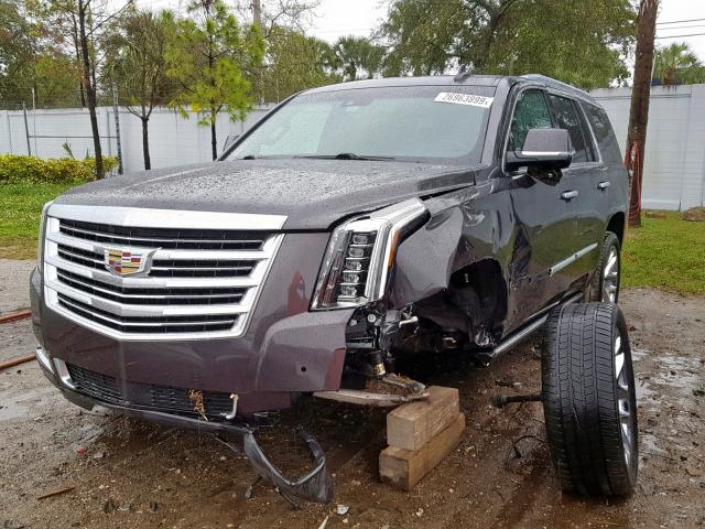 1GYS4DKJ1GR257498 - 2016 CADILLAC ESCALADE P GRAY photo 2