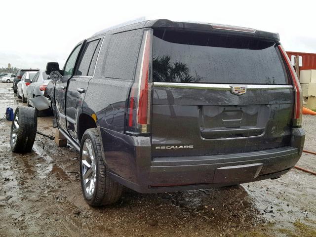 1GYS4DKJ1GR257498 - 2016 CADILLAC ESCALADE P GRAY photo 3