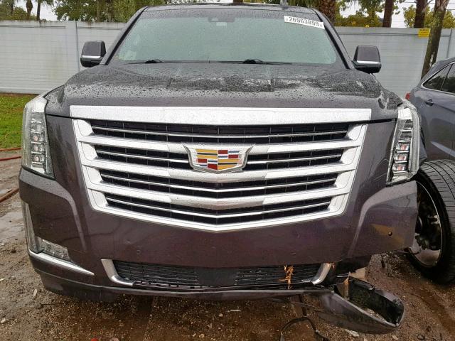 1GYS4DKJ1GR257498 - 2016 CADILLAC ESCALADE P GRAY photo 7