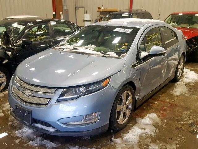 1G1RB6E42DU103797 - 2013 CHEVROLET VOLT BLUE photo 2